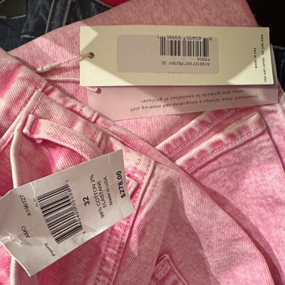 AMO Pink Flare Jeans - Picture 5 of 6